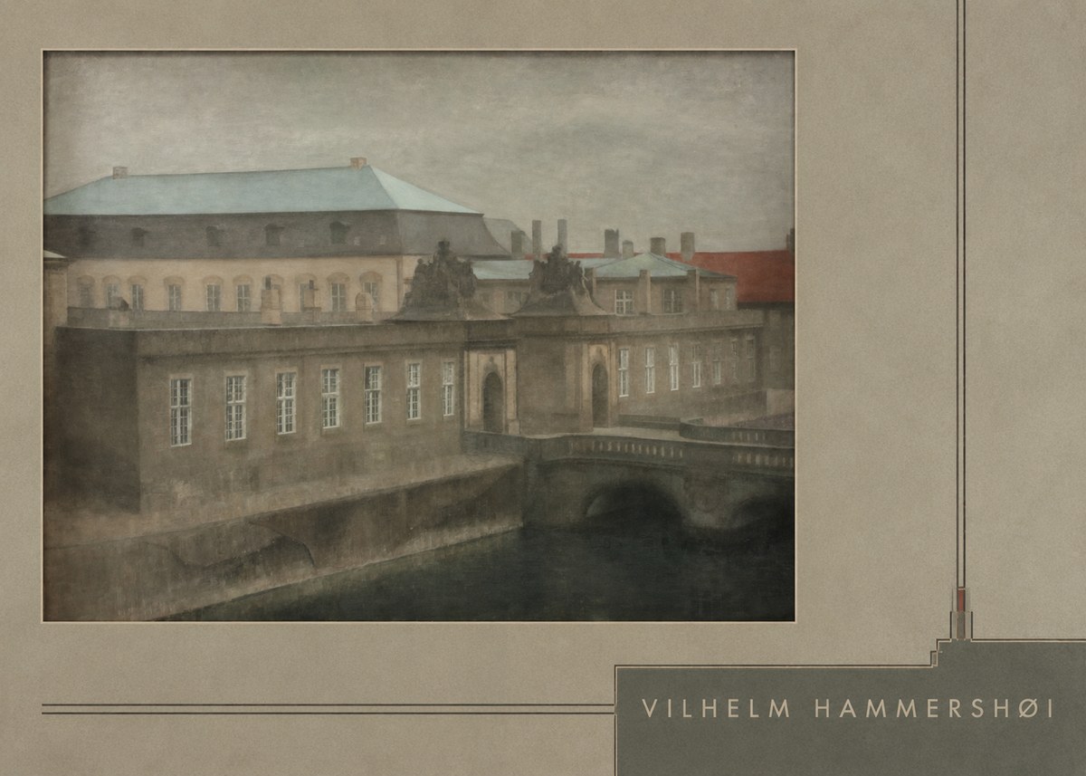 Vilhelm Hammershøi The Old Christiansborg, Late Autumn No4 - Plakát