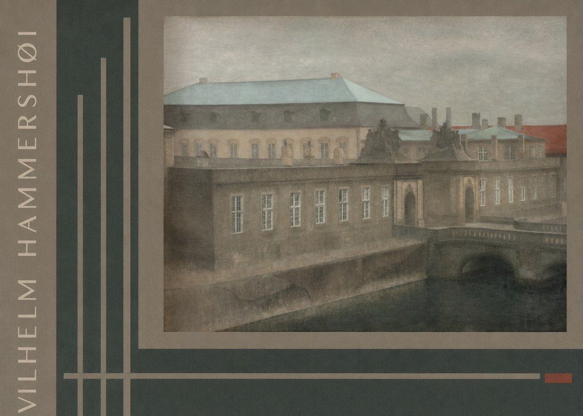 Vilhelm Hammershøi The Old Christiansborg, Late Autumn No5 - Plakát