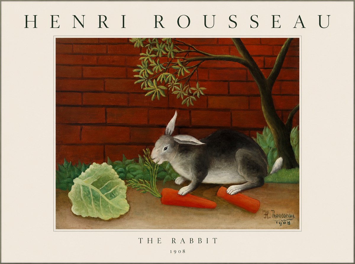 Rousseau The Rabbit No1 - Plakát