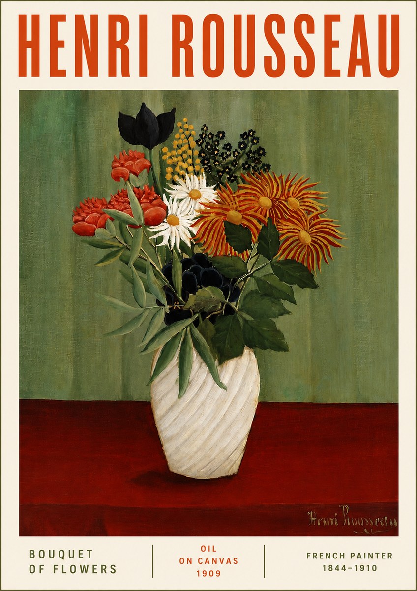 Rousseau Bouquet of Flowers No4 - Plakát