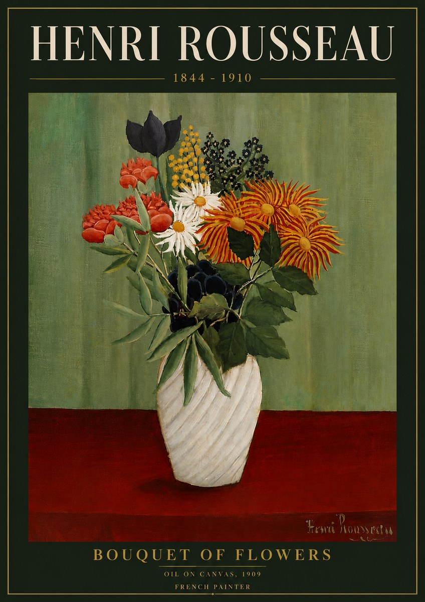 Rousseau Bouquet of Flowers No6 - Plakát