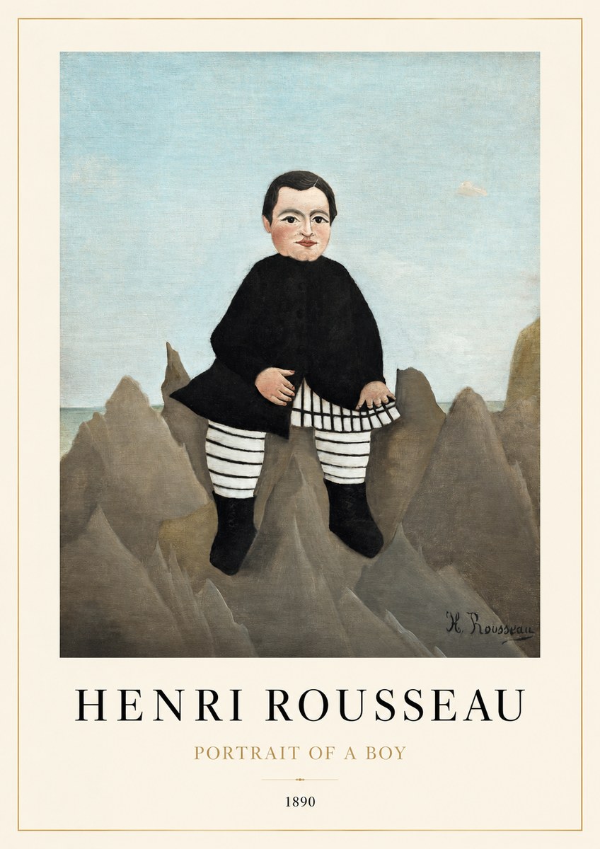 Rousseau Portrait of a Boy No1 - Plakát