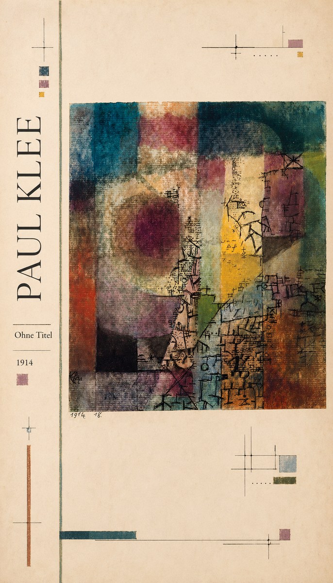 Paul Klee Ohne Titel I No2 - Plakát