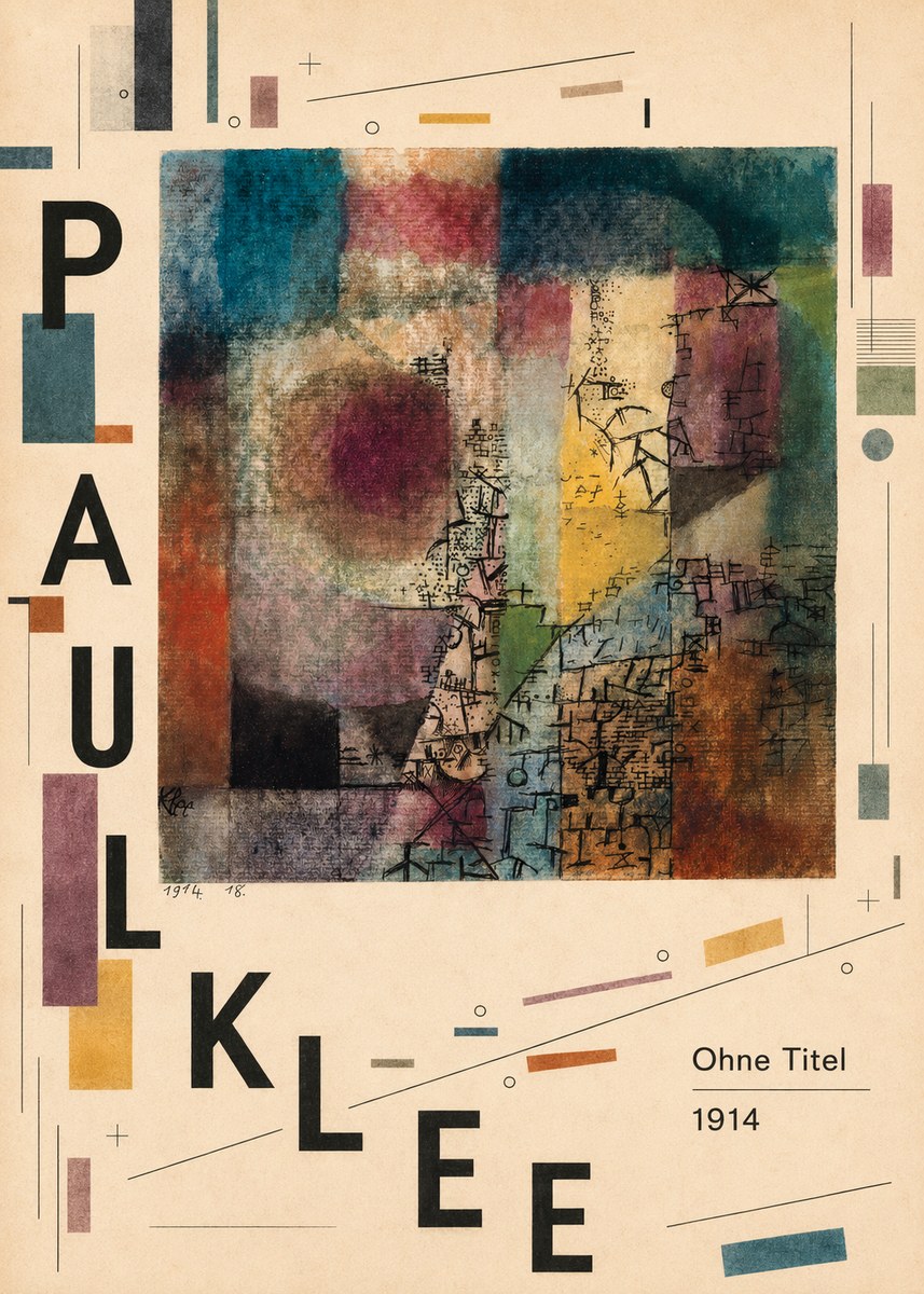 Paul Klee Ohne Titel I No6 - Plakát