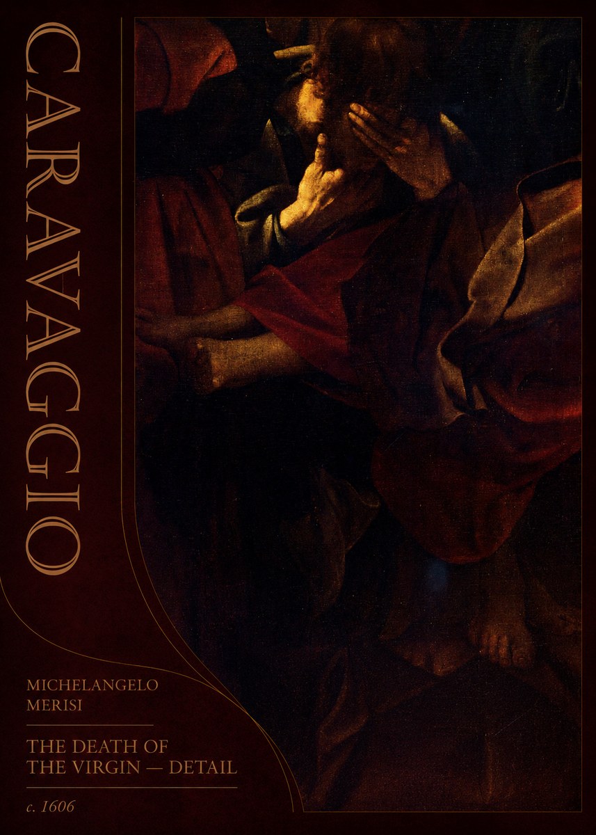 Michelangelo Merisi da Caravaggio The Death of the Virgin – Detail No2 - Plakát