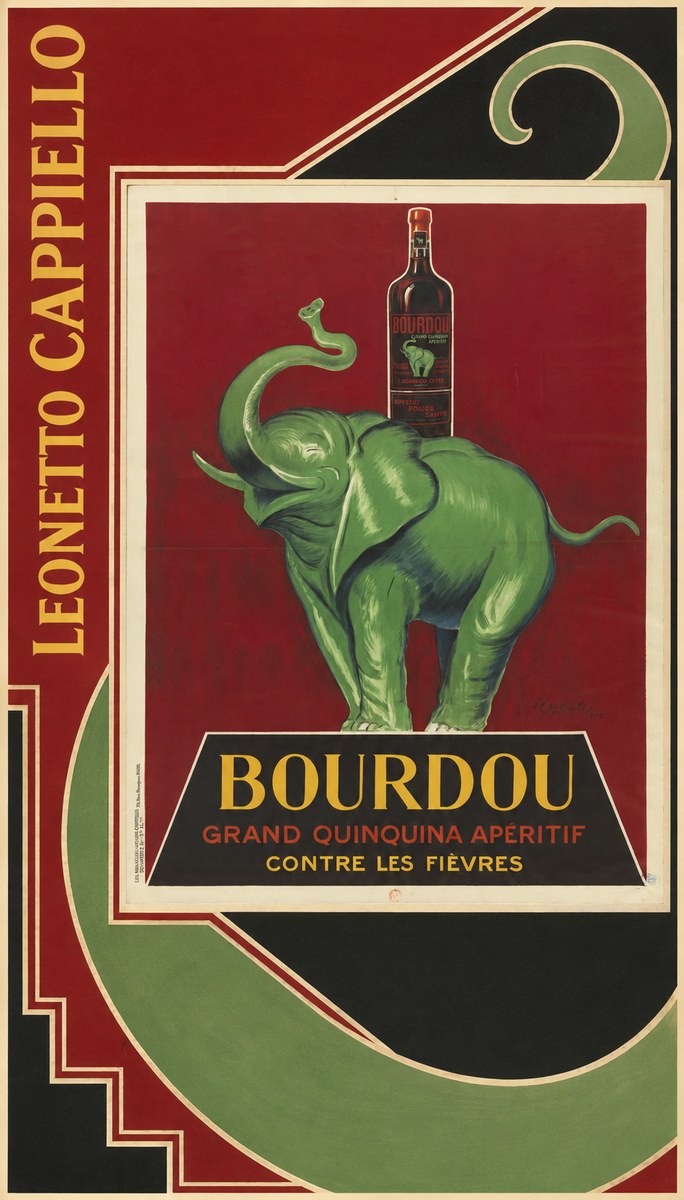 Leonetto Cappiello Bourdou No2 - Plakát