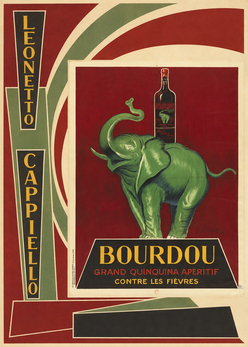Leonetto Cappiello Bourdou No5 - Plakát