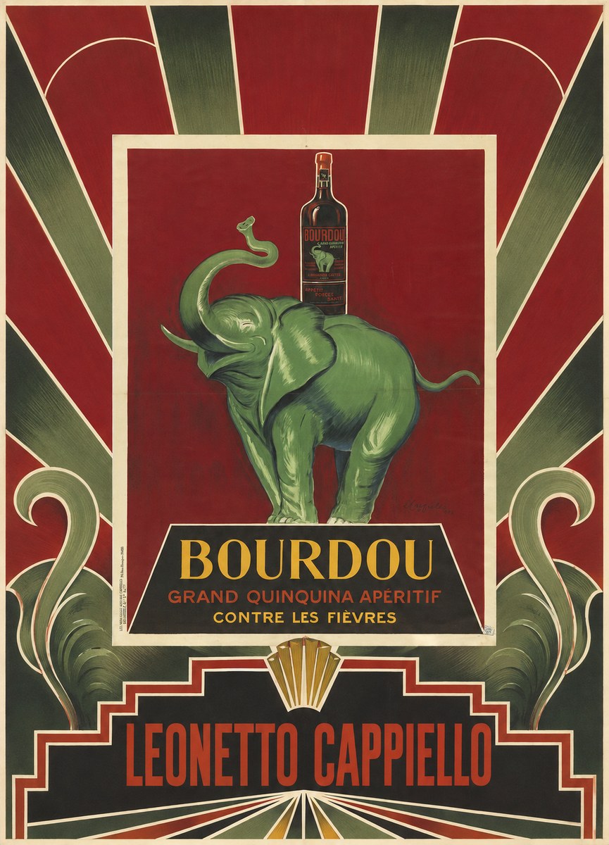 Leonetto Cappiello Bourdou No6 - Plakát