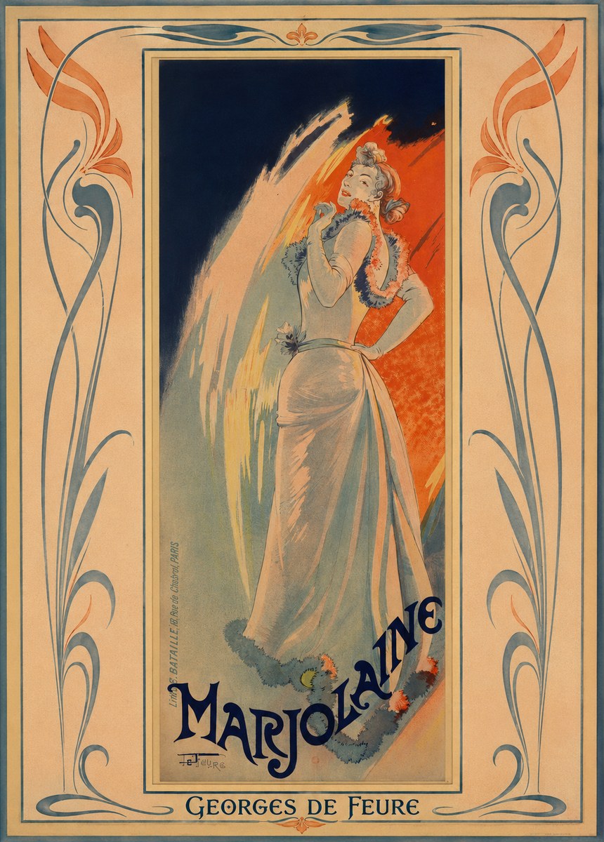 Georges de Feure Marjolaine No1 - Plakát