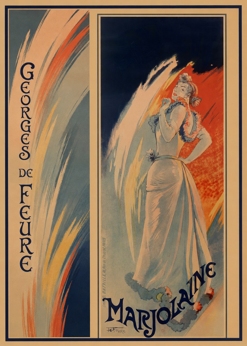 Georges de Feure Marjolaine No2 - Plakát