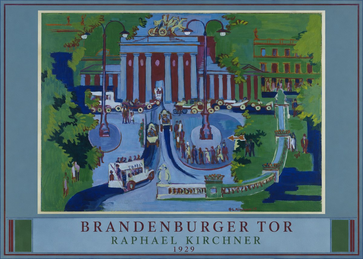 Raphael Kirchner Brandenburger Tor 1929 No4 - Plakát