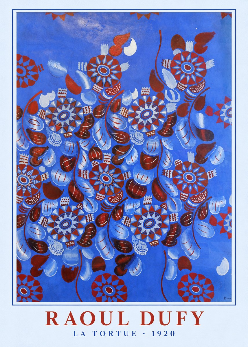 Raoul Dufy La Tortue No2 - Plakát