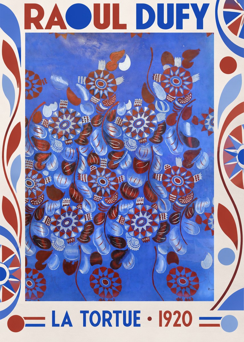 Raoul Dufy La Tortue No3 - Plakát
