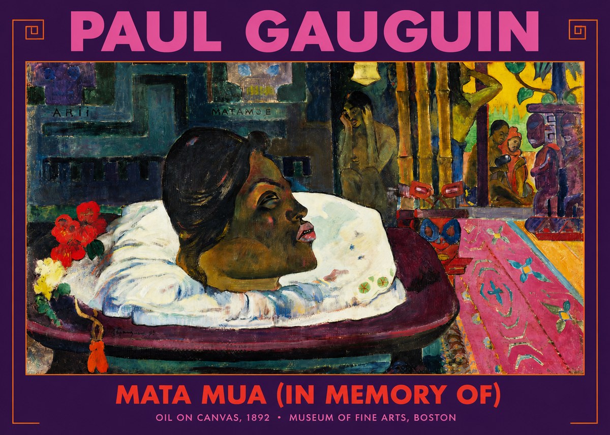 Paul Gauguin Mata Mua (in Memory Of) No2 - Plakát