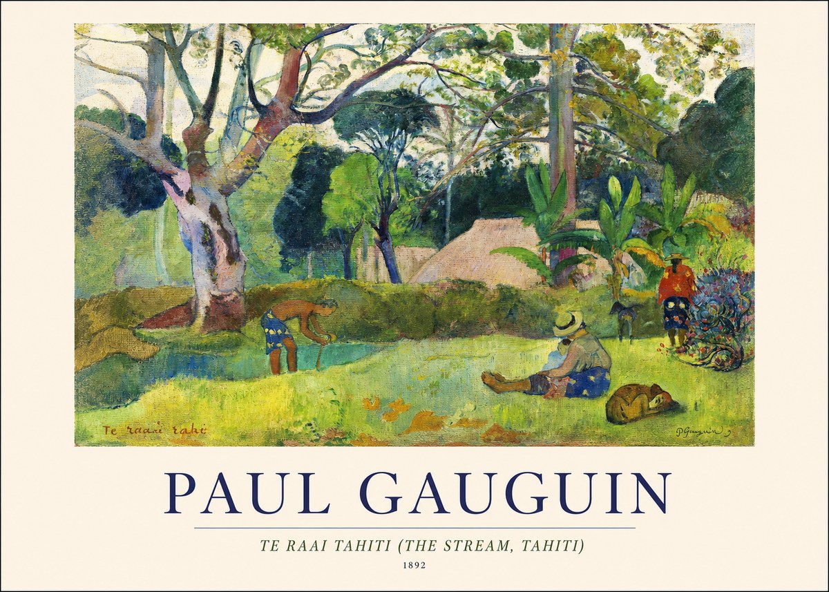 Paul Gauguin Te Ra'ai Rahi (the Great Pond) No2 - Plakát