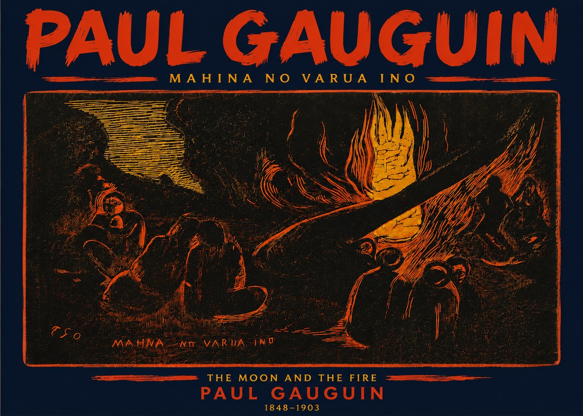 Paul Gauguin Mahina No Varua Ino No4 - Plakát