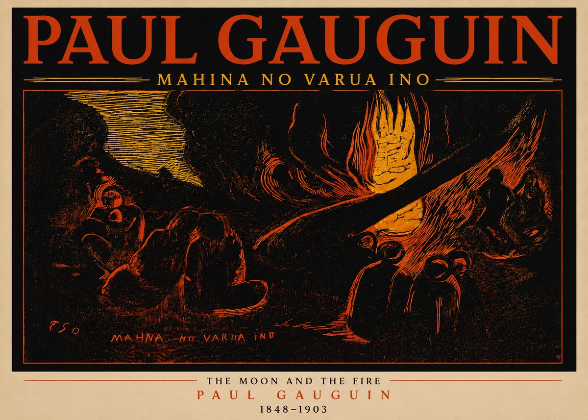 Paul Gauguin Mahina No Varua Ino No5 - Plakát