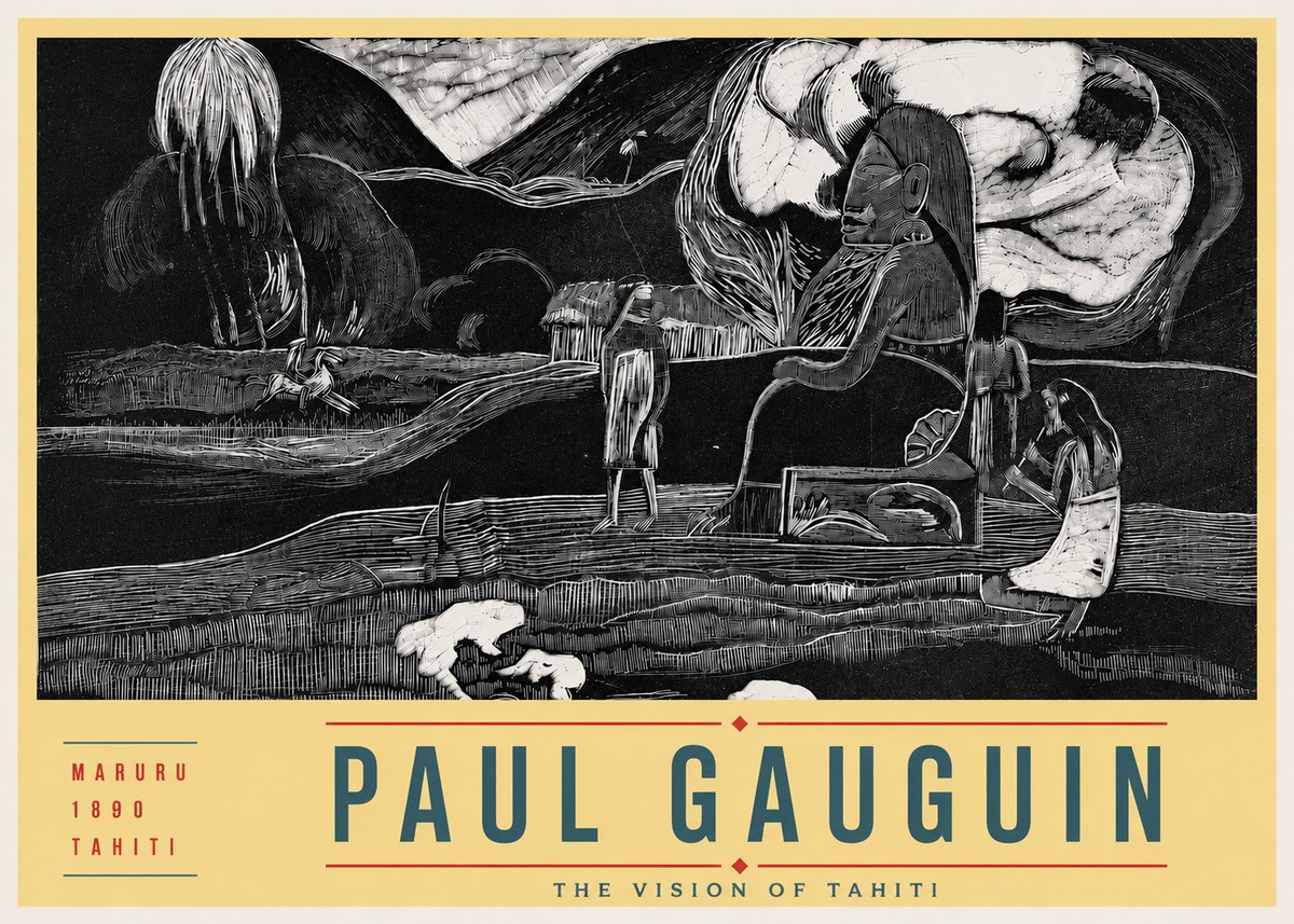 Paul Gauguin Maruru No4 - Plakát