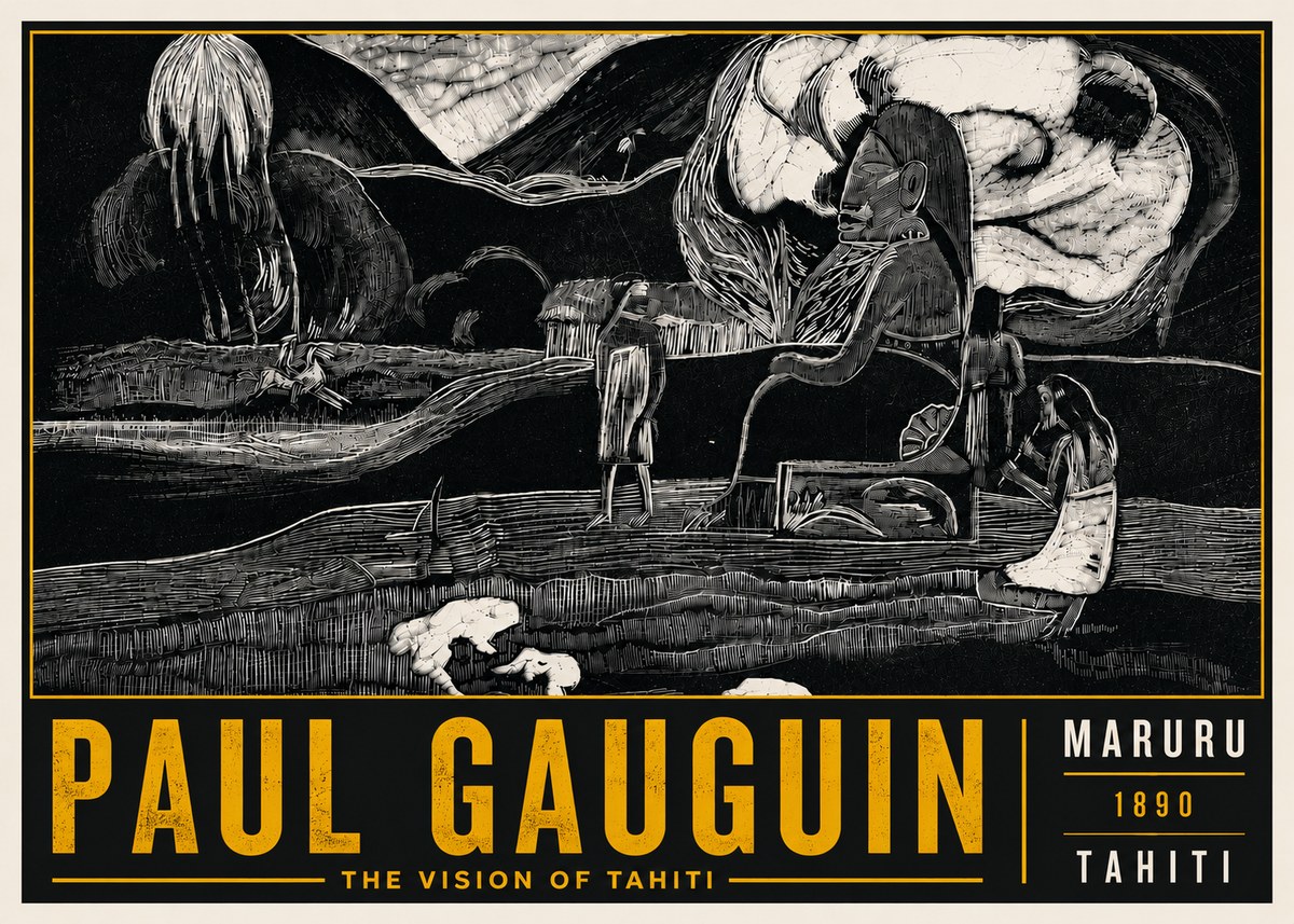 Paul Gauguin Maruru No6 - Plakát