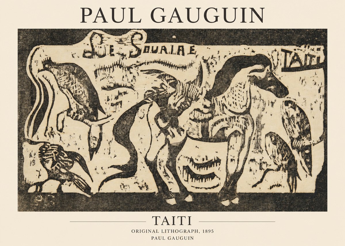 Paul Gauguin Taiti No1 - Plakát