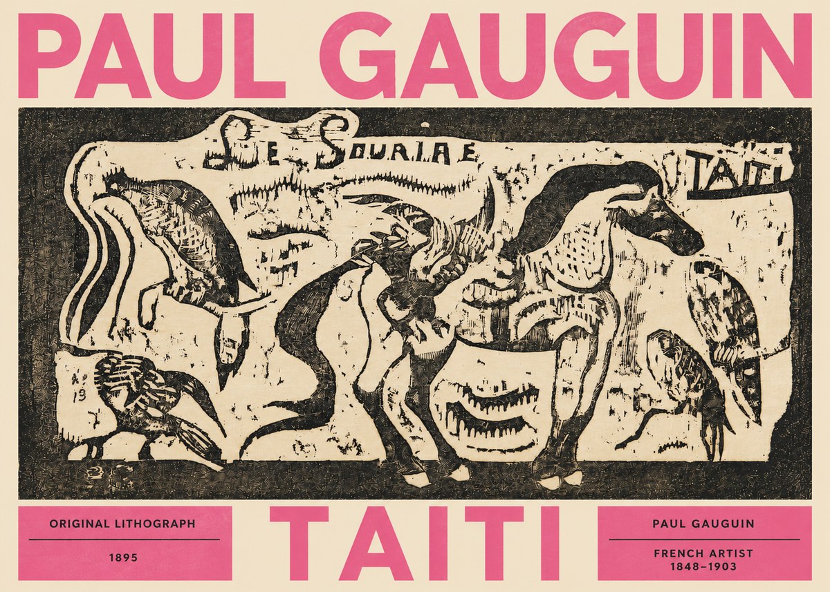 Paul Gauguin Taiti No3 - Plakát