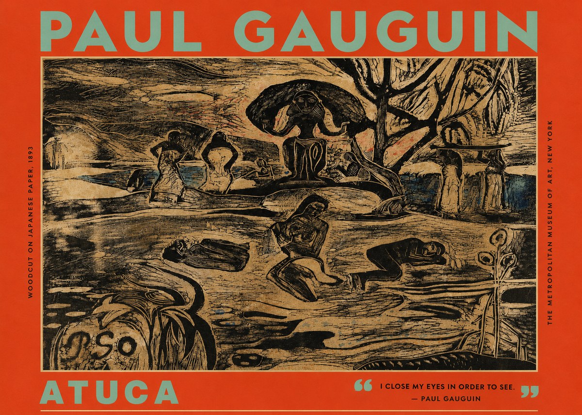 Paul Gauguin Atuca No2 - Plakát