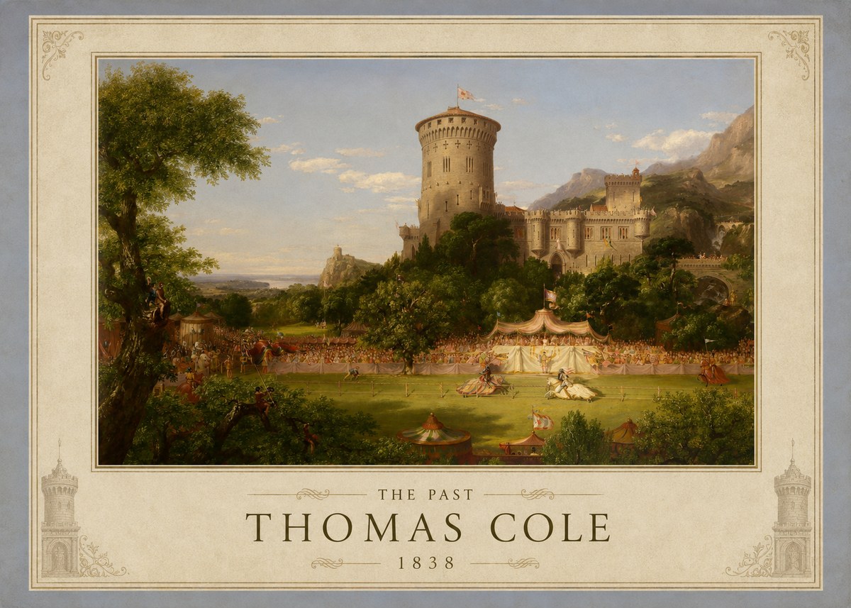 Thomas Cole The Past No1 - Plakát