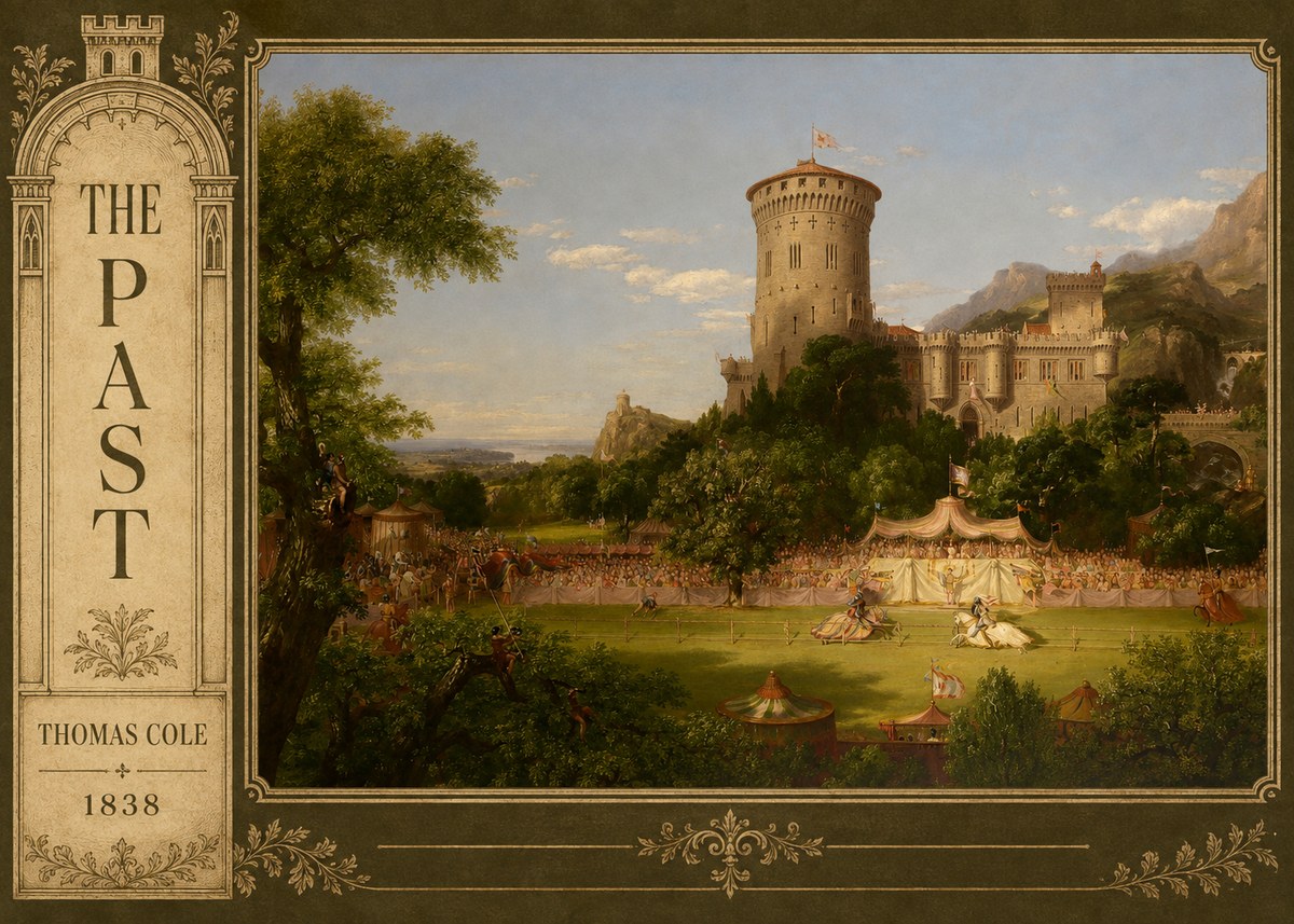 Thomas Cole The Past No2 - Plakát