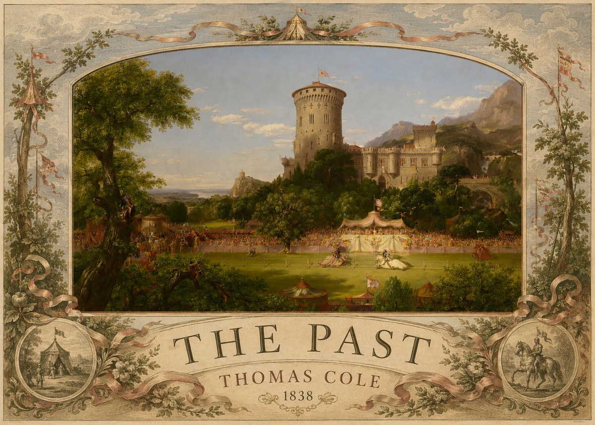 Thomas Cole The Past No6 - Plakát