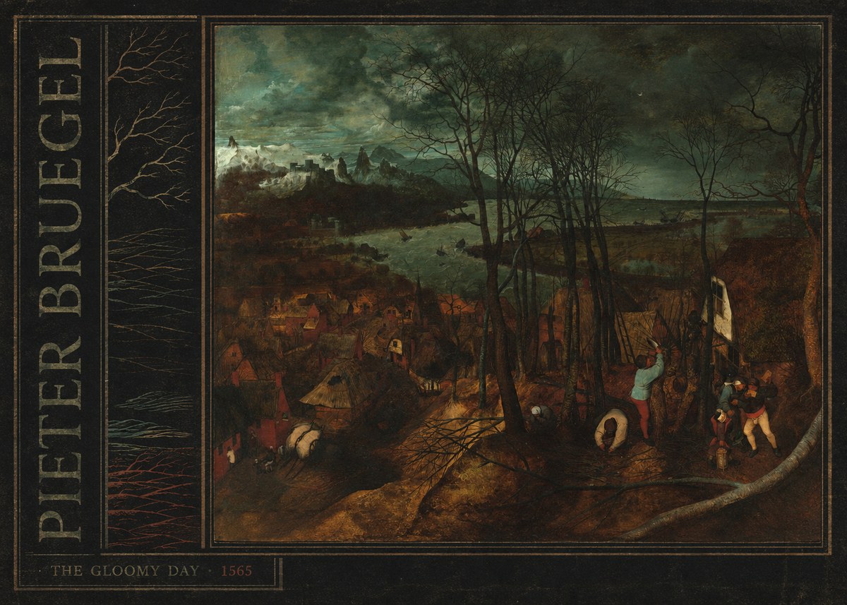 Pieter Bruegel The Gloomy Day No2 - Plakát