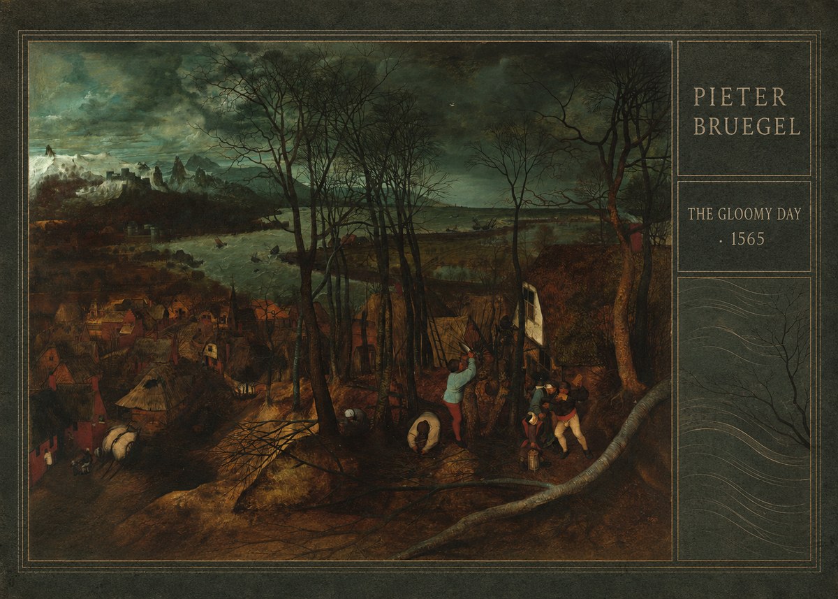 Pieter Bruegel The Gloomy Day No4 - Plakát