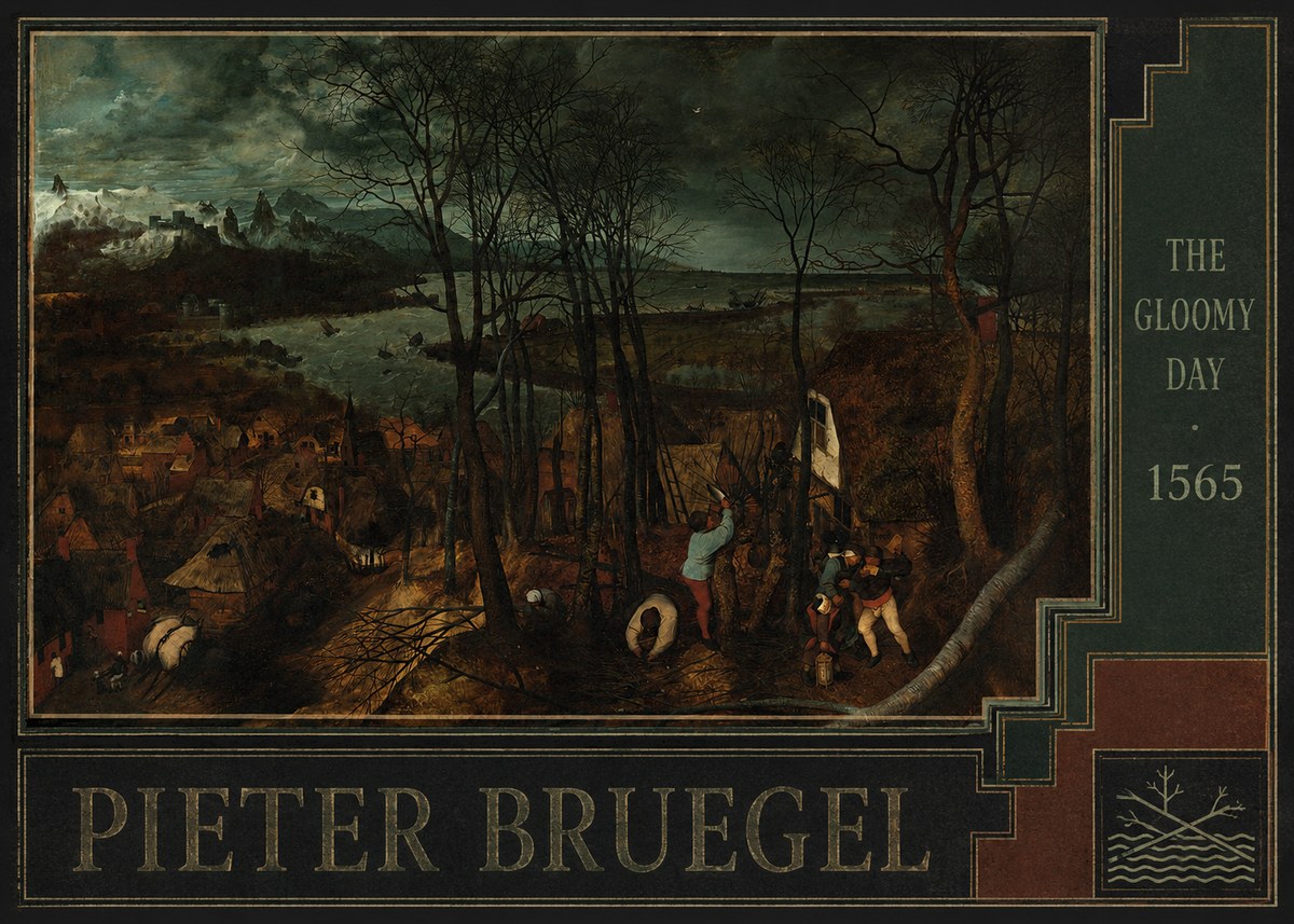 Pieter Bruegel The Gloomy Day No6 - Plakát