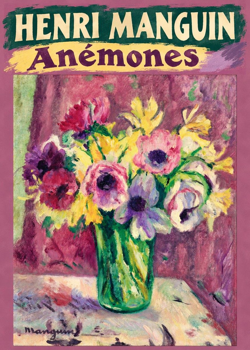 Henri Manguin Anémones No4 - Plakát