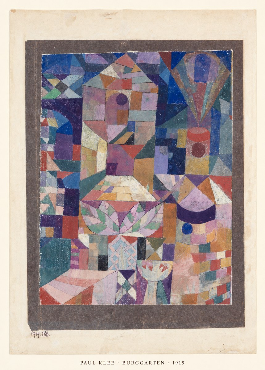 Paul Klee Burggarten No6 - Plakát