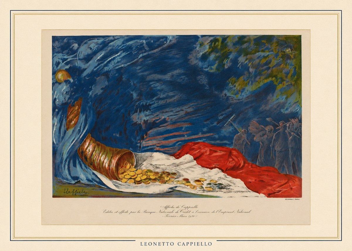 Leonetto Cappiello Emprunt National No4 - Plakát