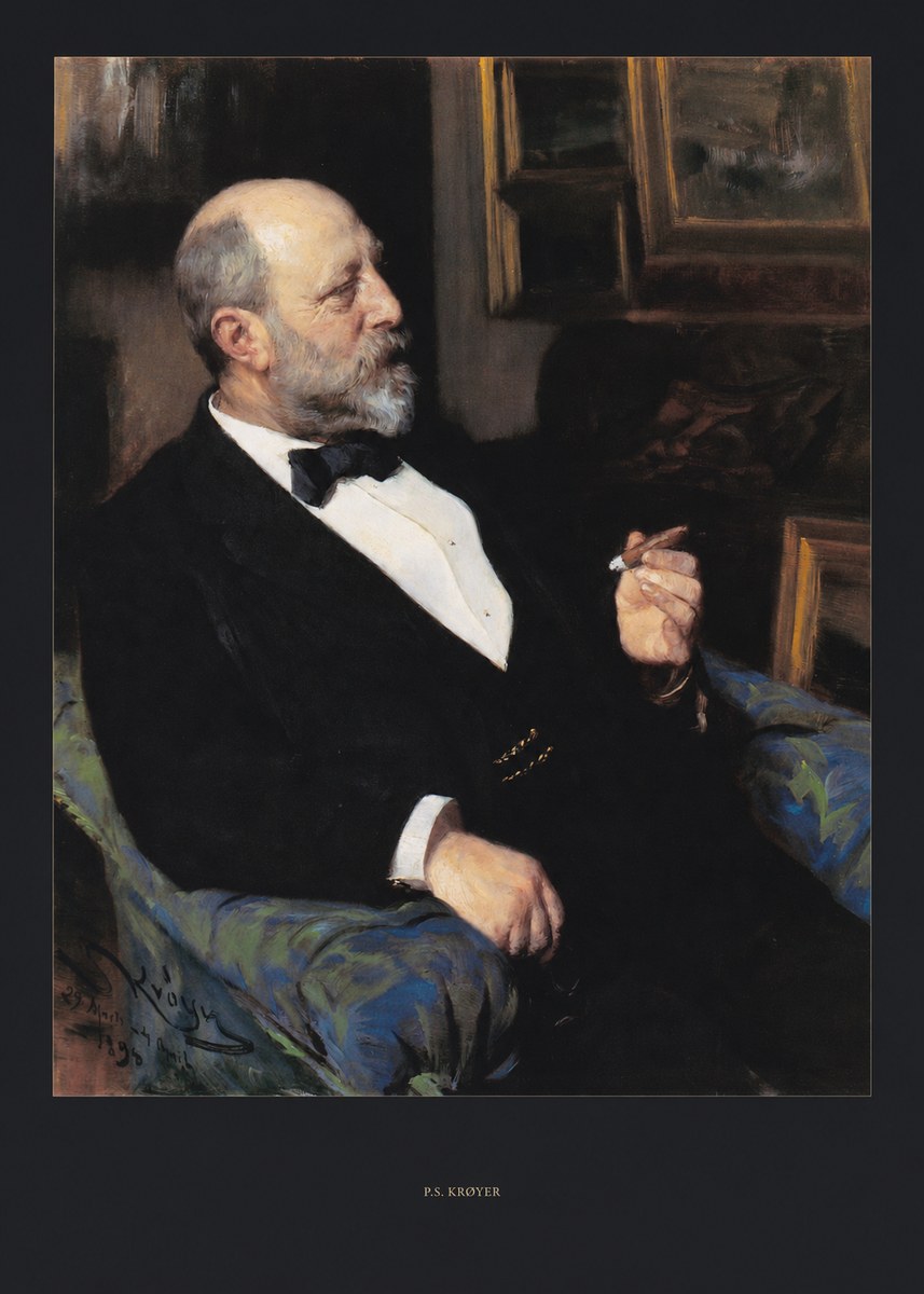 P.S. Krøyer Self-portrait I No6 - Plakát