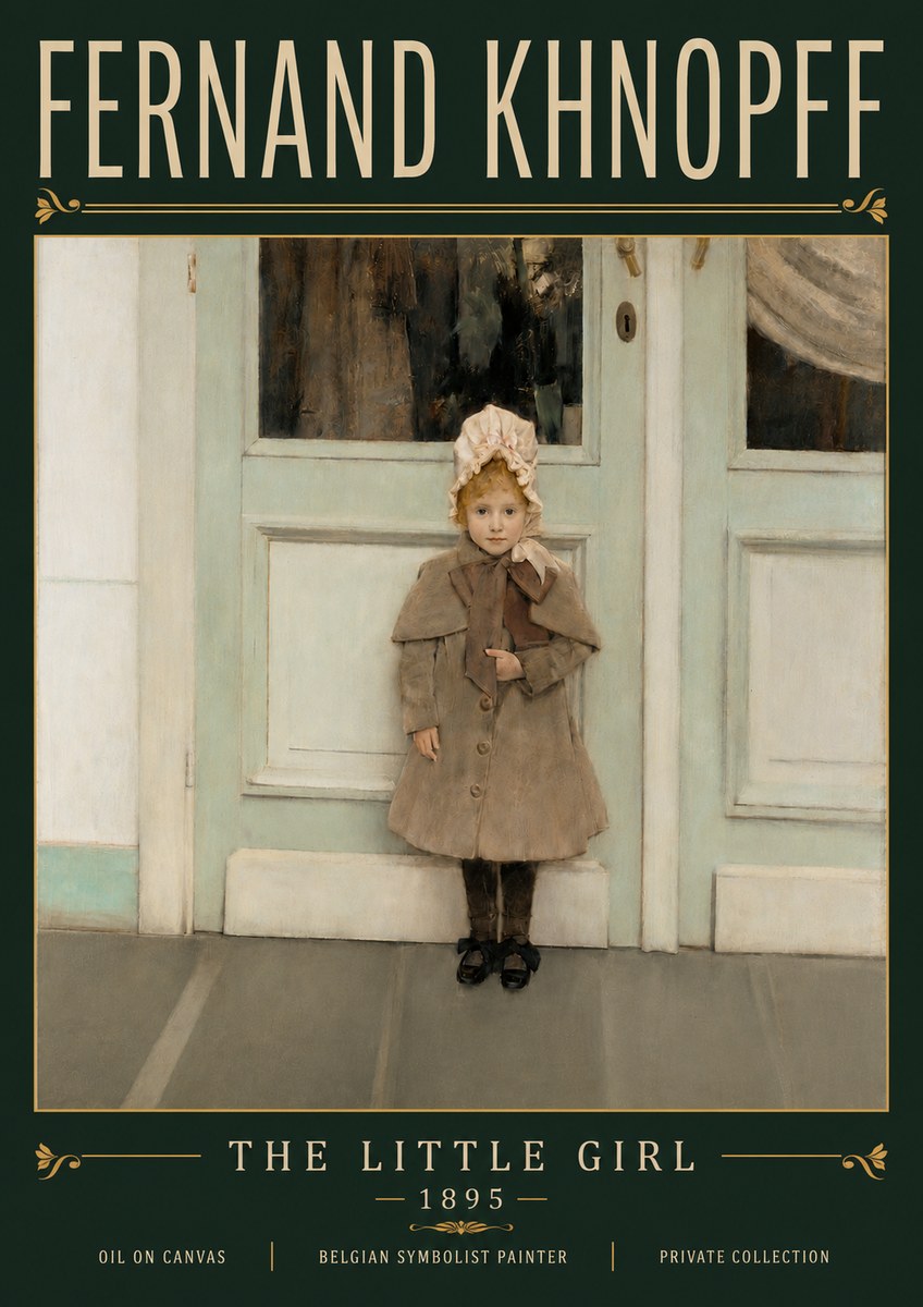 Fernand Khnopff The Little Girl No6 - Plakát