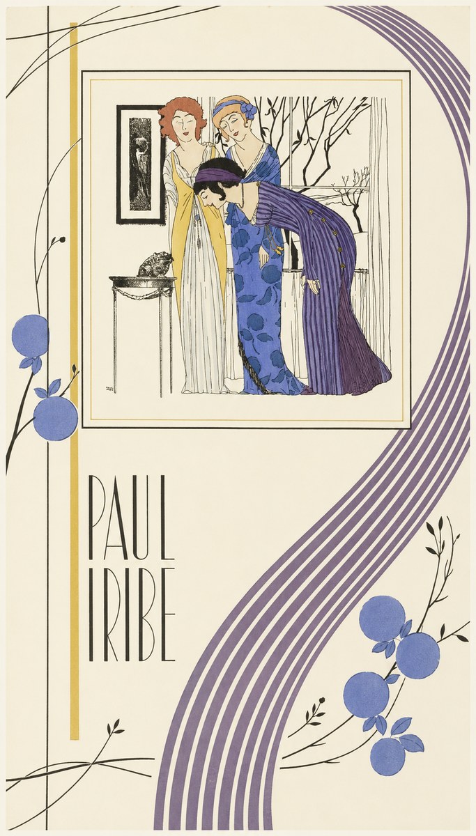 Paul Iribe Three Women and a Frog No6 - Plakát