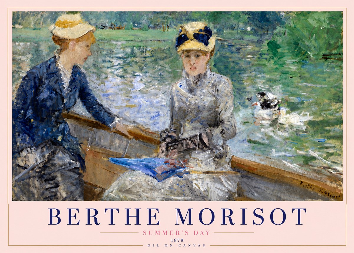 Berthe Morisot Summer's Day No4 - Plakát