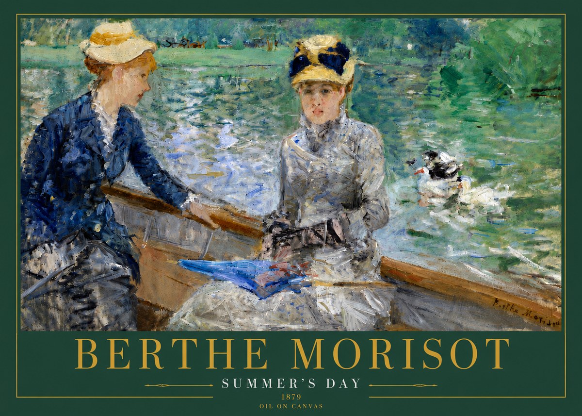 Berthe Morisot Summer's Day No5 - Plakát