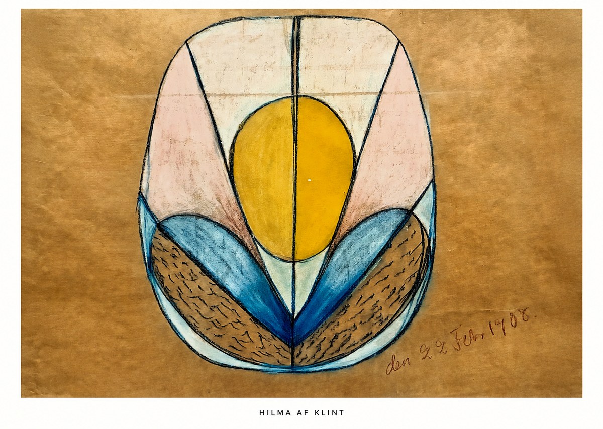 Hilma af Klint The Five - No Title No6 - Plakát
