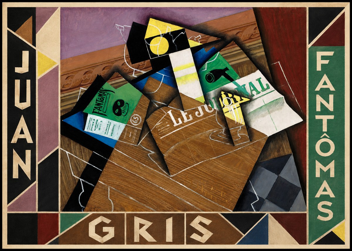 Juan Gris Fantômas I No1 - Plakát