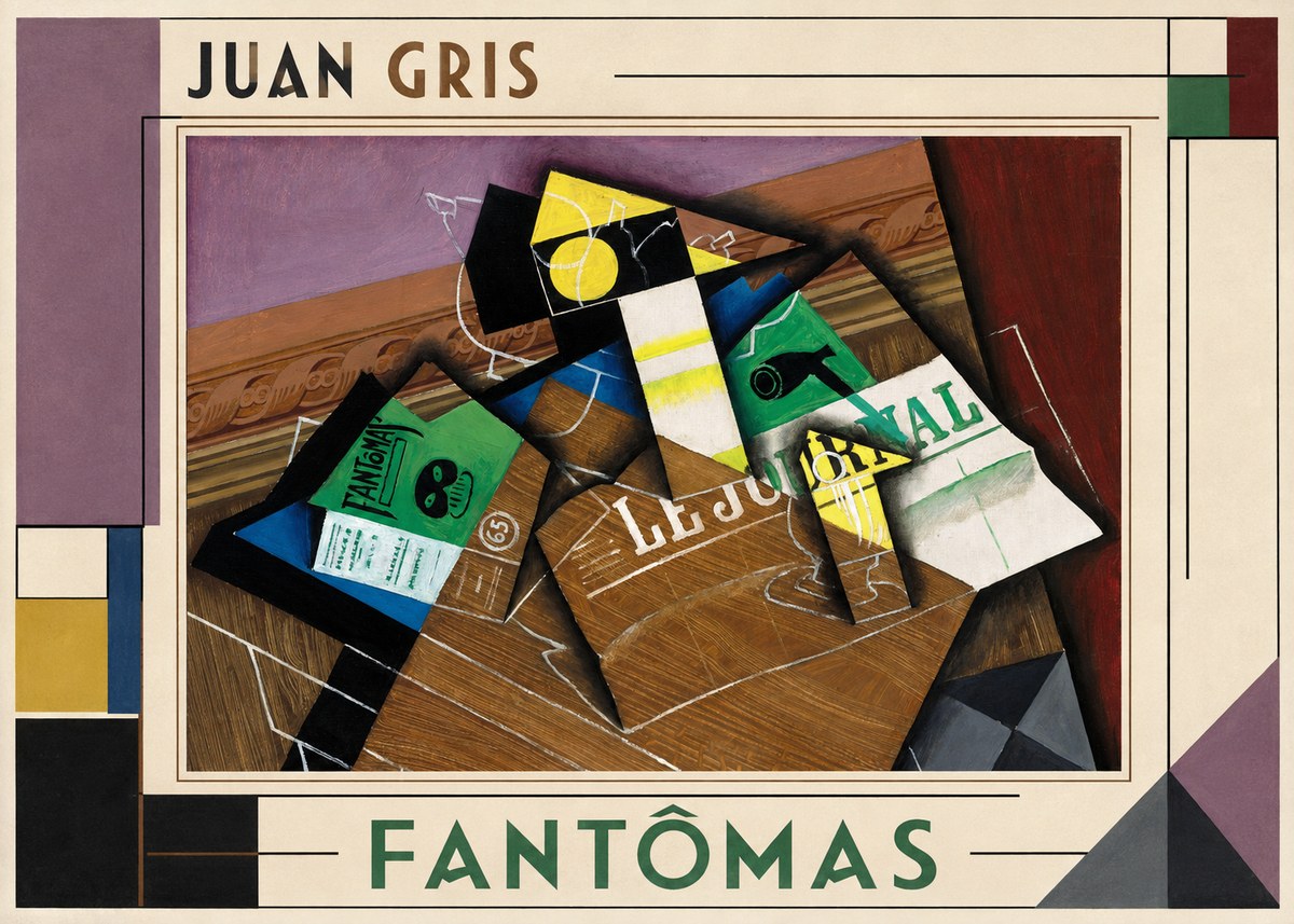 Juan Gris Fantômas I No3 - Plakát