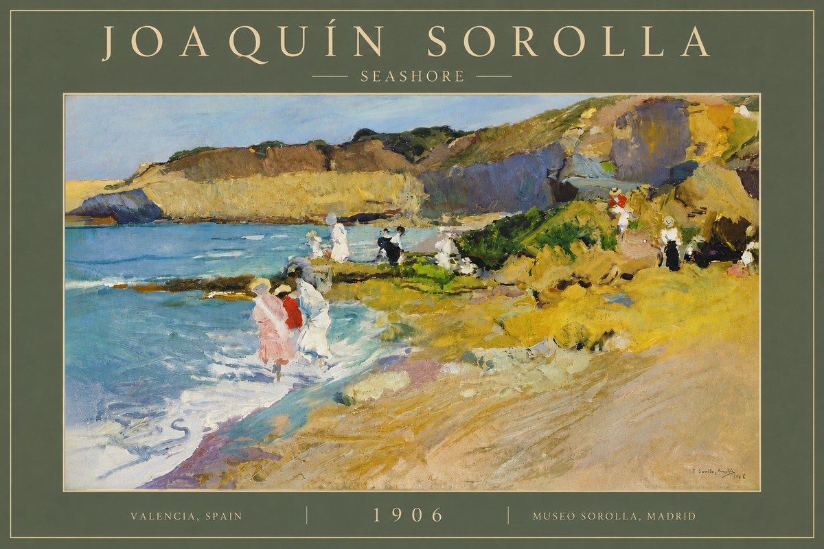 Sorolla Seashore No6 - Plakát