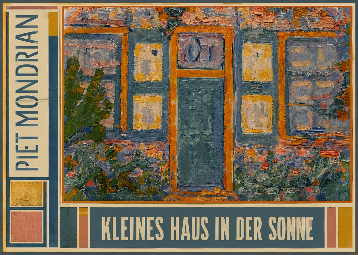 Piet Mondrian Kleines Haus in Der Sonne II No3 - Plakát