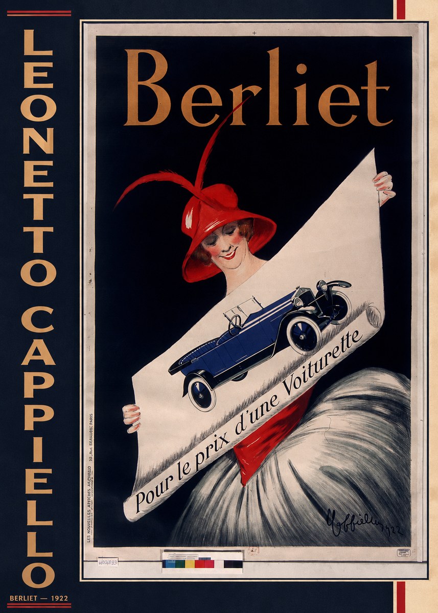 Leonetto Cappiello Berliet - Pour Le Prix D'une Voiturette No3 - Plakát