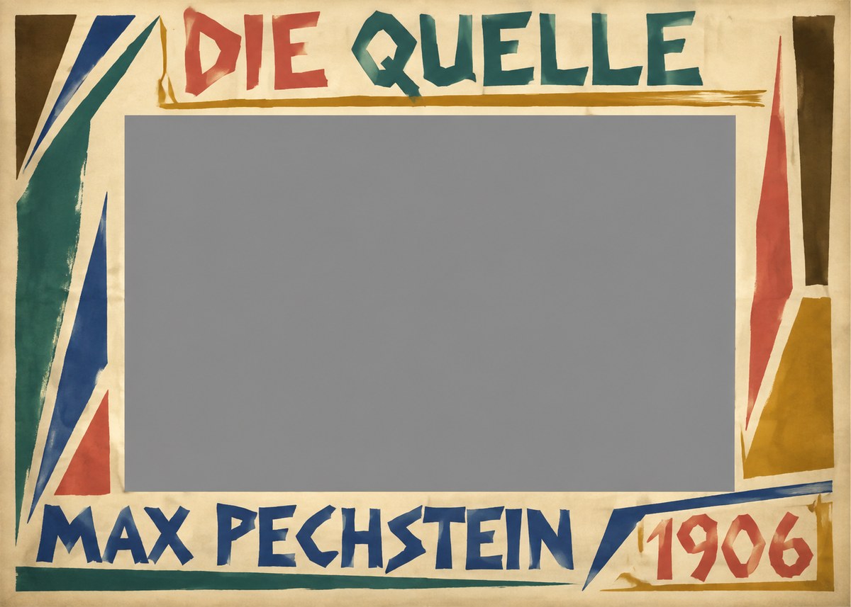 Max Pechstein Die Quelle No1 - Plakát