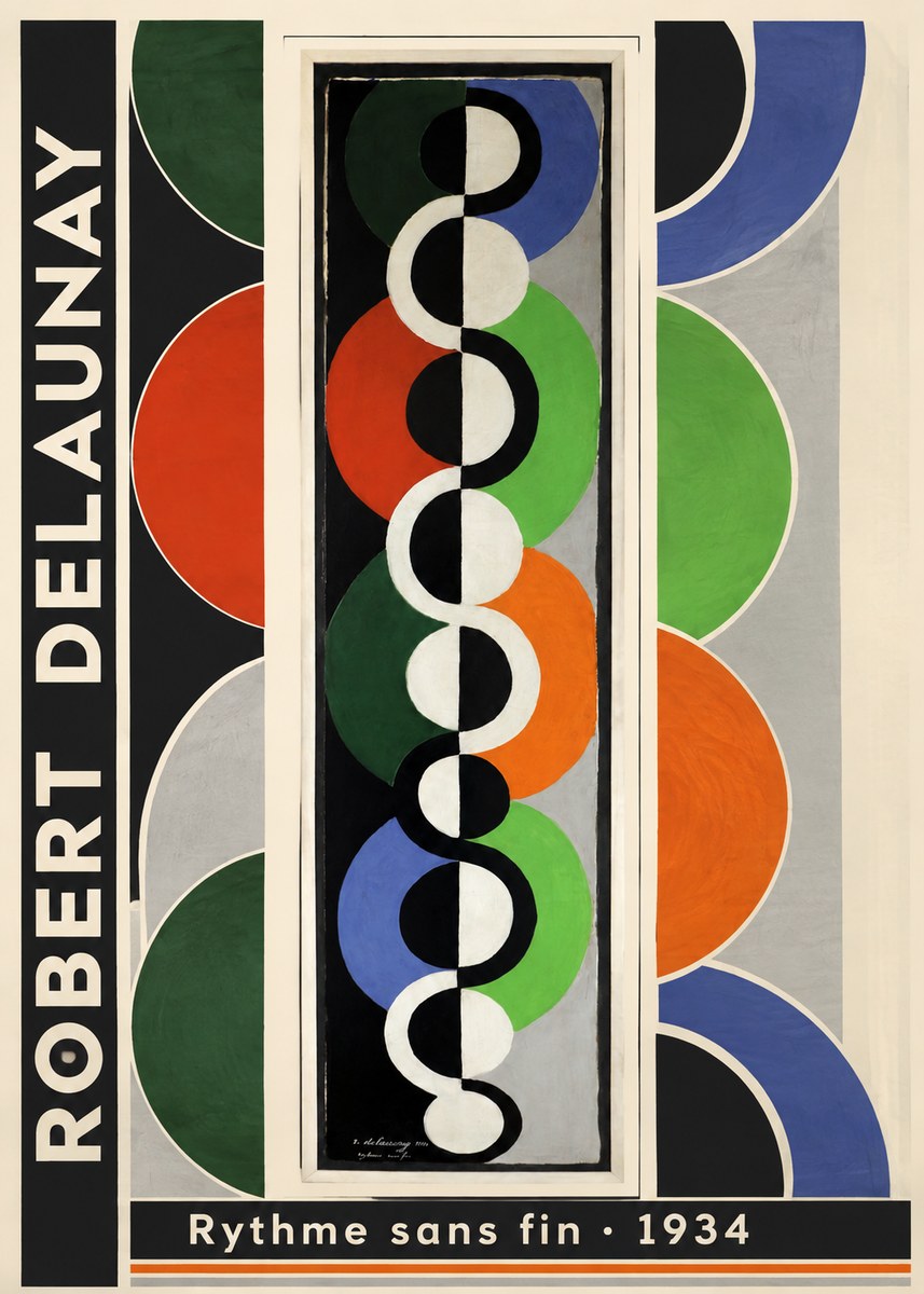 Robert Delaunay Rythme Sans Fin I No1 - Plakát