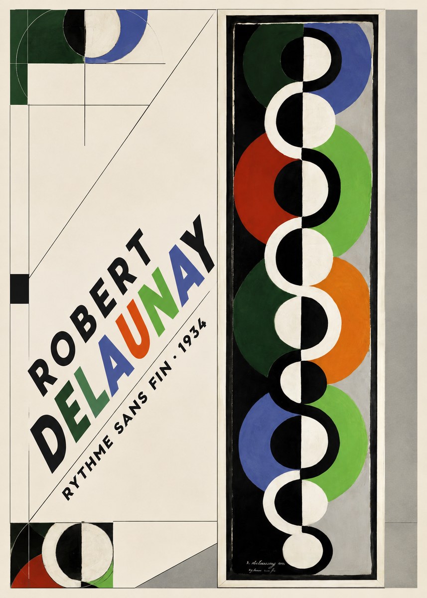 Robert Delaunay Rythme Sans Fin I No3 - Plakát