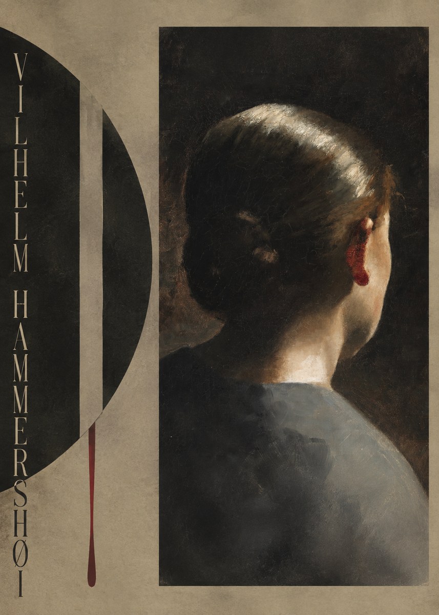 Vilhelm Hammershøi Woman from Behind No5 - Plakát